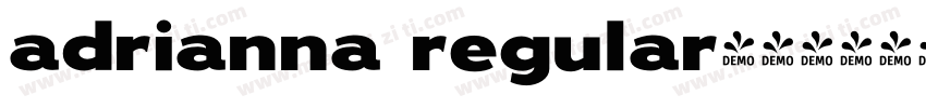adrianna regular字体转换